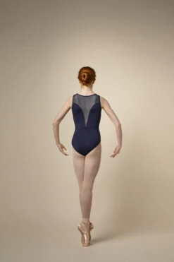 Mirella Boat Neck Mesh Tank Leo- M3092LM -Dance Costumes image 132