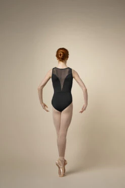 Mirella Boat Neck Mesh Tank Leo- M3092LM -Dance Costumes image 133