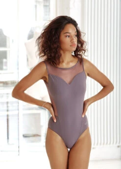 Grishko Boat Neck Mesh Leo- 2115