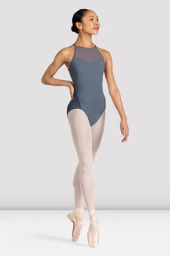 Bloch Fleur Plain High Neck Leo-L3317B -Dance Costumes image 232