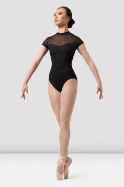 Mirella Chevron Mock Neck Cap Sleeve Leo- M5099LM 8 Mirella Chevron Mock Neck Cap Sleeve Leo- M5099LM -Dance Costumes image 25