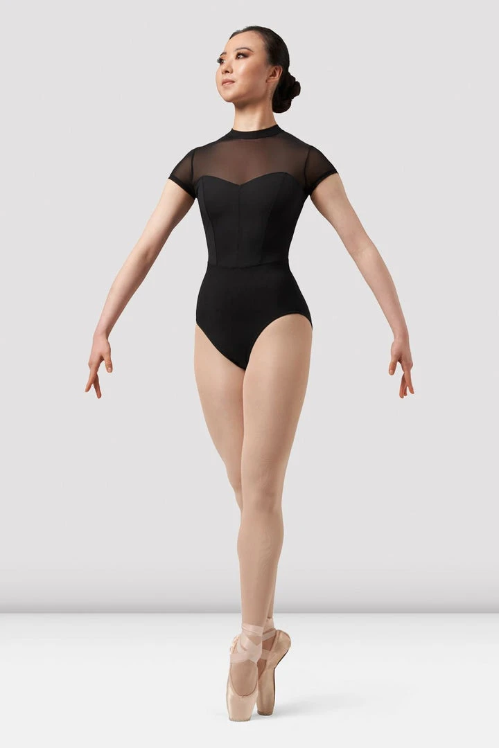 Mirella Chevron Mock Neck Cap Sleeve Leo- M5099LM 5 Mirella Chevron Mock Neck Cap Sleeve Leo- M5099LM - Image 3