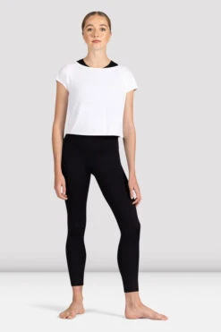 Bloch Fleur Boat Neck V Back Tee- Z3362