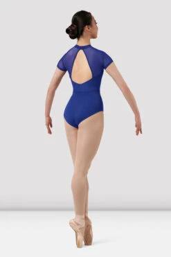 Mirella Chevron Mock Neck Cap Sleeve Leo- M5099LM 9 Mirella Chevron Mock Neck Cap Sleeve Leo- M5099LM -Dance Costumes image 26