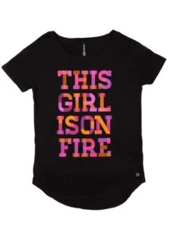 Sugar & Bruno Girl On Fire Upscale Tee- D8981 -Dance Costumes image 29