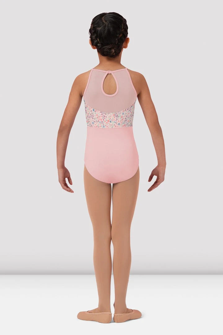 Mirella Ditsy Print Open Back Halter Leo- M1241C 5 Mirella Ditsy Print Open Back Halter Leo- M1241C - Image 3