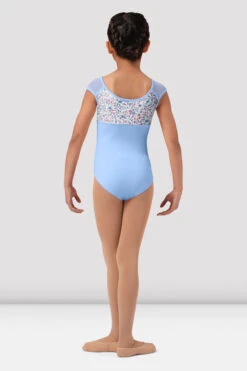 Mirella Ditsy Print Mesh Cap Sleeve Leo-M1555C 13 Mirella Ditsy Print Mesh Cap Sleeve Leo-M1555C -Dance Costumes image 422