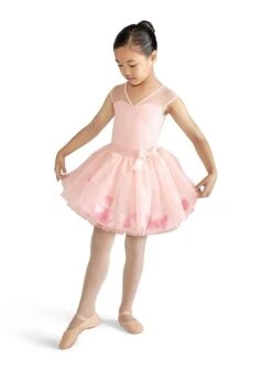Mirella Bubble Tutu With Petals And Bow- MS120C -Dance Costumes image 437