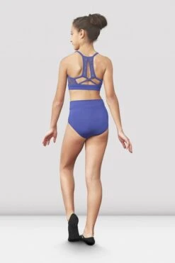 Bloch X-Strap Mesh Back Crop Top- FT5168C -Dance Costumes image 454