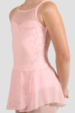 Bloch Fleur Child Embroidered Faux Wrap Skirt-CR4201