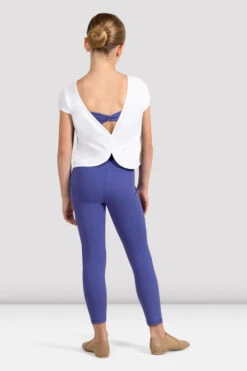 Bloch Fleur Child Boat Neck V Back Tshirt- CZ4252 -Dance Costumes image 531