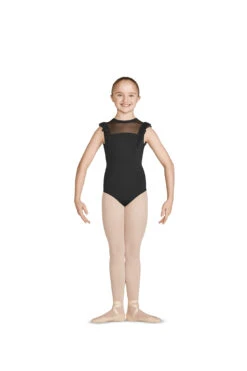 Mirella Child High Neck Open Back Leotard-M470C