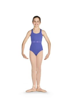 Bloch Laser Trim Open Back Tank Leo- CL3585 -Dance Costumes image 609