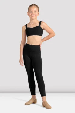 Bloch Fleur Child Wide Strap Crop Top- CZ4247