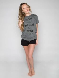 Sugar & Bruno Mom Life Boyfriend Tee- D8961