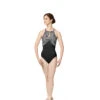 Mirella High Halter Neck Printed Leotard- M4039LM -Dance Costumes image 66