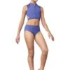 Bloch Child High Neck Zip Front Crop Top Patterned- FT5165CB -Dance Costumes image 662