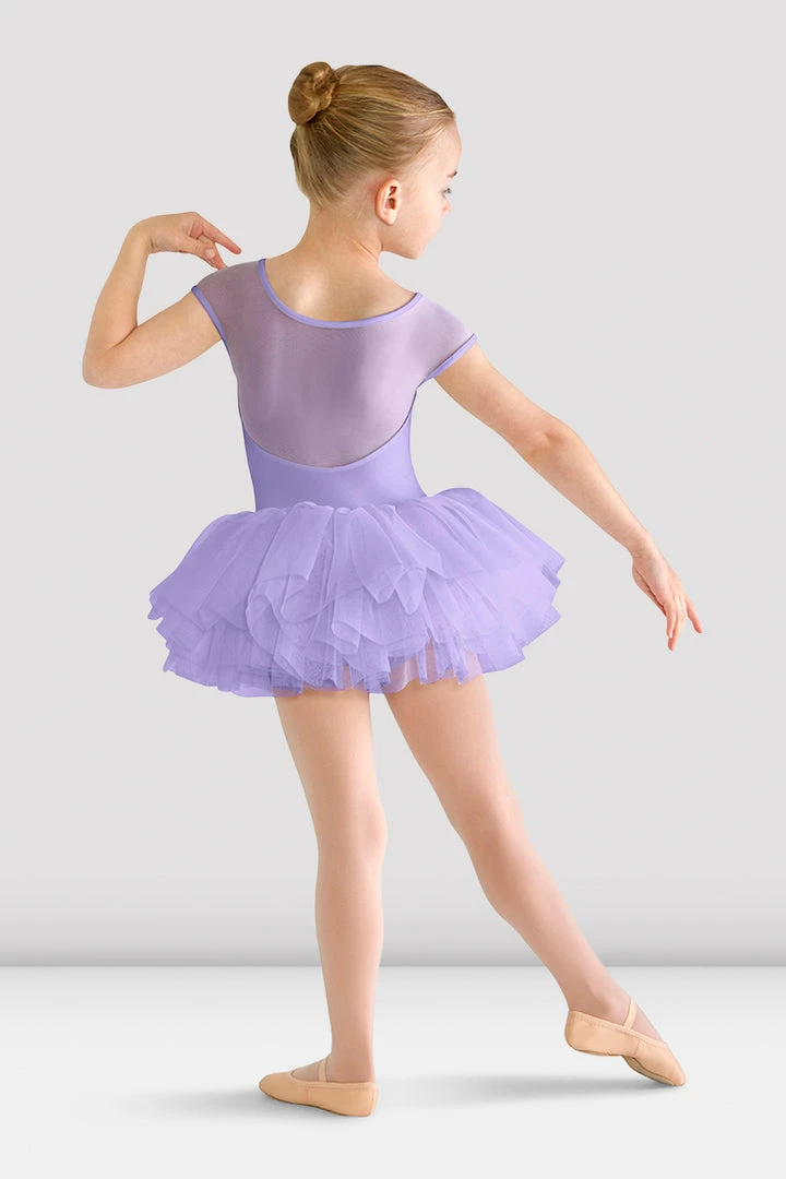 Bloch Cap Sleeve Mesh Tutu Dress- CL5562 4 Bloch Cap Sleeve Mesh Tutu Dress- CL5562 - Image 2