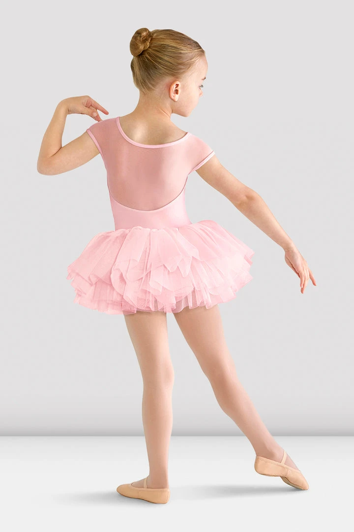 Bloch Cap Sleeve Mesh Tutu Dress- CL5562 5 Bloch Cap Sleeve Mesh Tutu Dress- CL5562 - Image 3