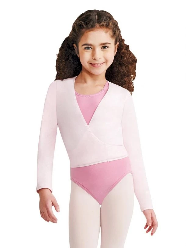 Capezio Classic Child Wrap Top- CC850C 3 Capezio Classic Child Wrap Top- CC850C