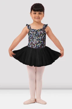 Mirella Ditsy Print Wide Strap Tutu Leo- M1240C -Dance Costumes image 726