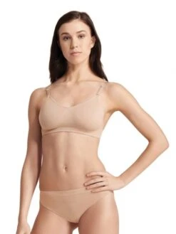 Capezio Seamless Clear Back Bra W/ Transition Straps- 3683