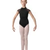 Bloch Halo High Neck Cap Sleeve Leo- CL3132 -Dance Costumes image 751