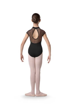 Bloch Halo High Neck Cap Sleeve Leo- CL3132 5 Bloch Halo High Neck Cap Sleeve Leo- CL3132 -Dance Costumes image 752