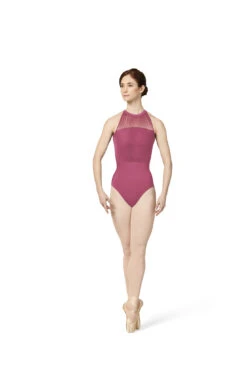Mirella Tween High Neck Open Back Leotard- M8026TM -Dance Costumes image 754