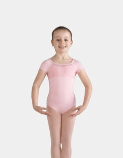 Bloch Diamond Heart Cap Sleeve Leotard -Dance Costumes image 773