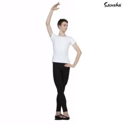 Sansha Men's White T-Shirt- H3051C