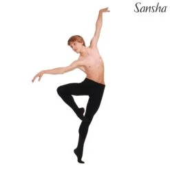 Sansha Mens Legging Jonathon Black- D031